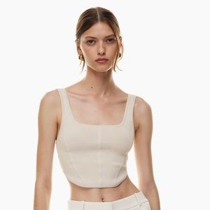 Cream Tank Never been worn!